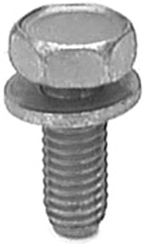 Image of 50 M6-1.0 X 12mm Hex Head Sems Body Bolts Clipsandfasteners Inc
