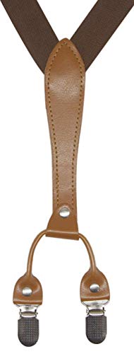 Image of Men's Suspenders Bowtie Set Elastic Y Shape Style Women's Suspenders Bowtie For Wedding&Formal Events