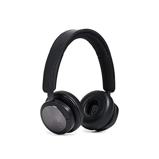 B&O PLAY by Bang & Olufsen Beoplay H8i Wireless Bluetooth On-Ear Headphones with Active Noise Cancellation (ANC), Transparency mode and Microphone Black - 1645126