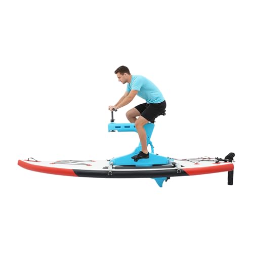 Elevata capacità di carico di 100 kg. Con un limite di carico di 100 kg, questa bici da acqua è adatta per la maggior parte degli utenti e offre molteplici possibilità per le attività sportive e il piacere di guida rilassato su laghi, fiumi e acque costiere