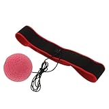 TOYANDONA Box reflexball mit Verstellbarem Stirnband Reaktionsschneller Trainingsball für Box agilität Tragbares Kopfband boxgerät für Heim Profi Training Vielseitiges Sportzubehör