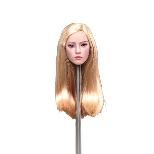 Tête militaire 1/6 de beauté assassin blonde avec finitions haut de gamme pour figurine