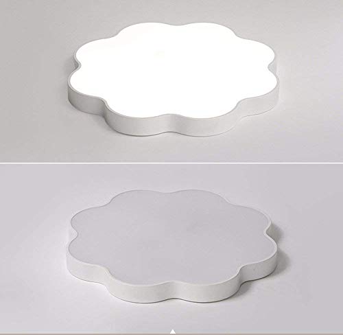 Plafonnier LED 52cm dimmable moderne en fer pour éclairage de chambre et intérieur contemporain