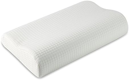 Contour Memory Foam Pillow - Orthopedic Cervical Support Pillow for Neck Pain Relief - Small Size Pillow
