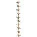 Ancient Graffiti Flamed Copper Colored Watering Cans Rain Chain, 5" x 96" x 2.5"