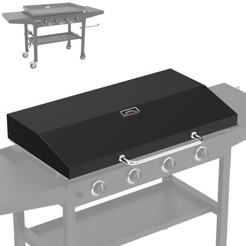 Upgrade Hinged Lid for Blackstone 36 Inch Omnivore Griddle 1554 2266 2177 1984 2210 2212 Griddle Hard Cover Grill Hood Flat Top with Thermometer for Blackstone 5856
