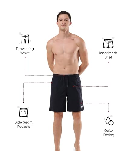 Image of Speedo Men's Xpress Lite Essential Medley Logo Printed Watershorts