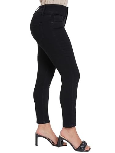 Royalty For Me Womens Women's Petite 3 Button High Rise Skinny Jean2