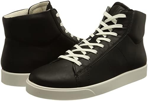 ECCO Men's Street Lite High Top Sneaker, Black, 11-11.5 | Image 6