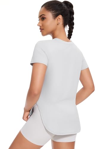 Cosy Pyro 4-Pack Workout Tops for Women UPF 50+ Yoga Shirts Short Sleeve Athletic T-Shirts Quick Dry Running Gym Tee4