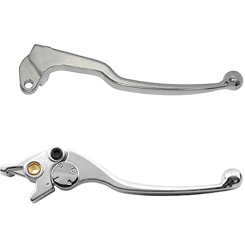 Manetas Accossato Suzuki VL 250 Intruder 2000-2007 juego de palancas freno y embrague color plata
