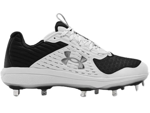 Under Armour Yard MT Mens Baseball Cleats Black/White