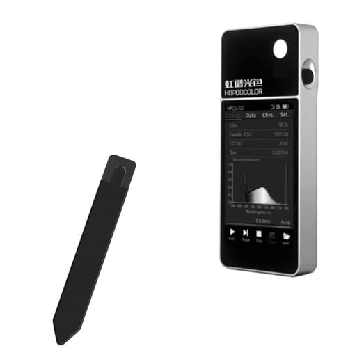 BoxWave Stylus Pouch Compatible with Hopoocolor Spectrometer HPCS320 - Stylus PortaPouch, Pen Stylii Holder Carrier Portable Self-Adhesive - Jet Black