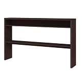 Shelfit 日本製 オーダー収納コンソール 奥行30cm 高さ92cm 幅150cm ダークブラウン 幅1cm単位オーダー フォースター 収納付きワークデスク カウンターテーブル