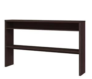Shelfit 日本製 オーダー収納コンソール 奥行30cm 高さ92cm 幅150cm ダークブラウン 幅1cm単位オーダー フォースター 収納付きワークデスク カウンターテーブル