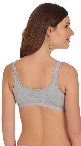 Image of FIMS - Fashion is my style Women?s Cotton Lycra Molded Cup Sports Bra Gym Bra Yoga Bra Running Bra Sports Bra Sports Bra for Women for Gym Sports Bra for Girls Sports Bra for Women Pack of 1