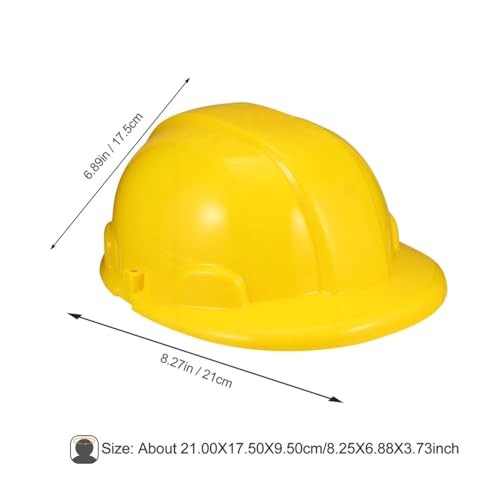 Toyvian Kids Hats 4pcs Toy Engineering Hat Party s Kids Construction Worker Yellow Construction Helmet Plastic Kid Child Engineering Vehicle