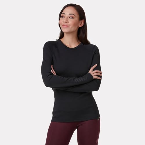 Helly-Hansen Womens W Lifa Merino Midweight Crew, Negro, S