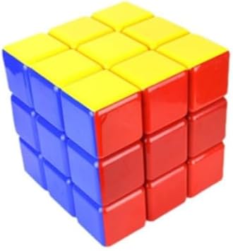 Large Magic Speed Rubiks Cube Play Durable Puzzle Block Toys for Kids 3D Puzzle Rubiks Cube Toy for Kids Christmas Birthday Present Extra Large 18CM Triple Tiers Rubiks Cube Color Palm