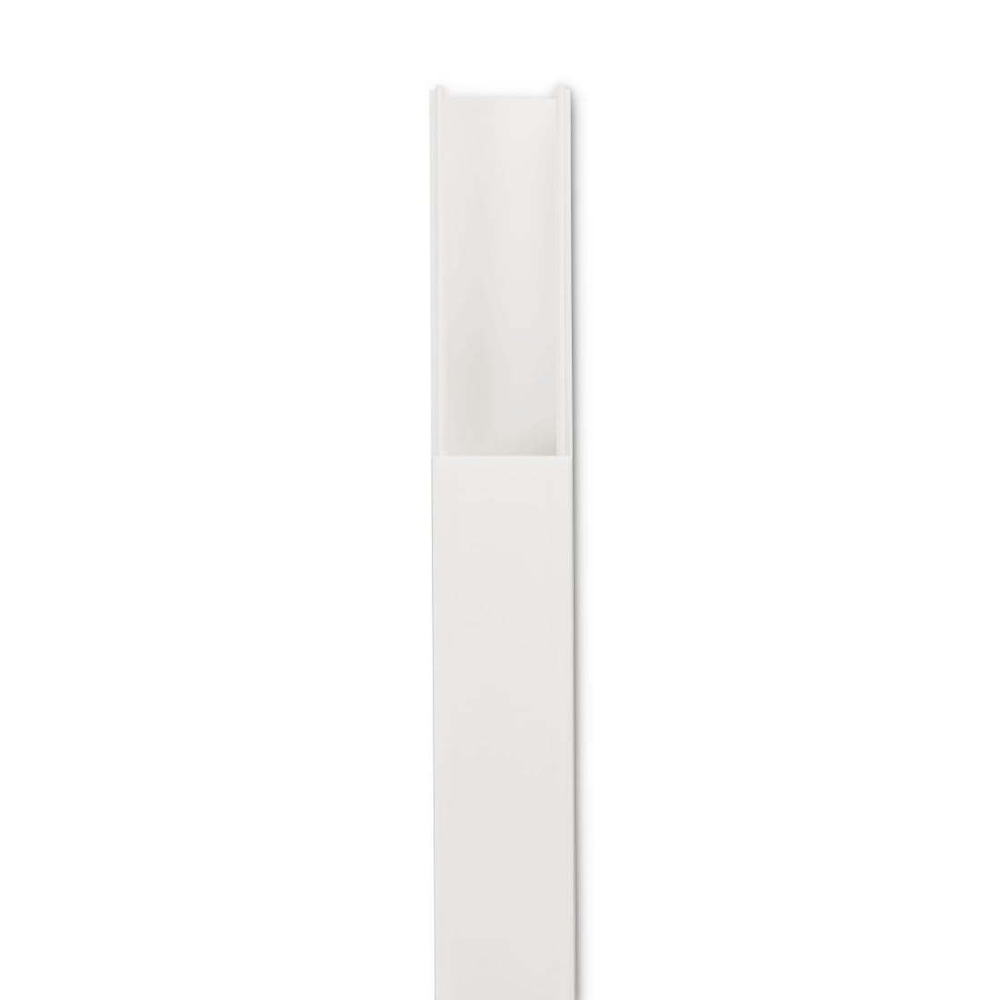 Hama Cable Duct Kit, 4 Pcs, Self-adhesive, 1 m, Incl. Connecting Pieces, white