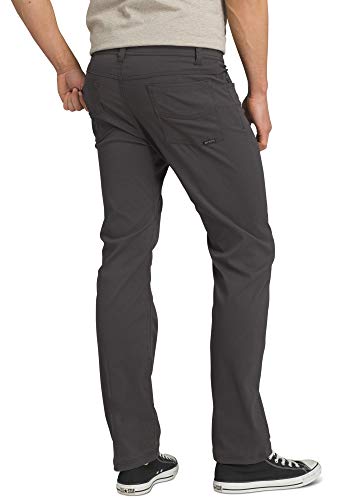 Prana Men's Standard Brion Pant, Charcoal, 31W X 36L #TOP4