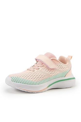 Quanen Electronic Zapatillas Niño Zapatillas Niña Bambas Infantil Sneakers Zapatillas Running Shoes Al Aire Calzado Zapatos Deportivos Casuales Transpirables Deportivas Niña Rosa 36EU