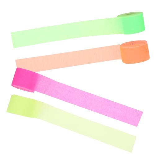 JOINPAYA 8rollos Serpentinas Crepé para Decoración De Bodas y para Cumpleaños y Celebraciones Diseño y De Usar y