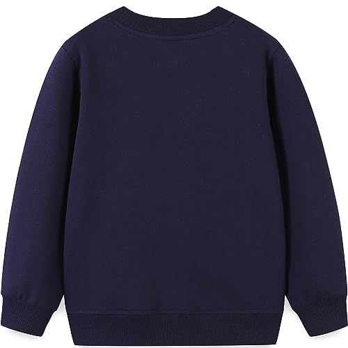 Image of Baby Toddler Boy's Cotton Crewneck Sweatshirt Christmas Clothing 1-7Y
