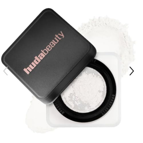 Huda Beauty Easy Bake Loose Baking & Setting Powder-Oil-control and long-lasting makeup setting-Translucent For Natural Look And Everyday Use (sugar cookie)