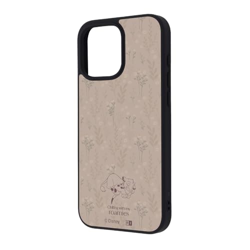 Inglem iPhone 16 Pro Max Case, Disney Maru Shock Absorption Bumper Hybrid Case Smartphone Case Shockproof Lightweight Slim Simba_Botanical iPhone 16 IQ-DP49K4TB/LK1