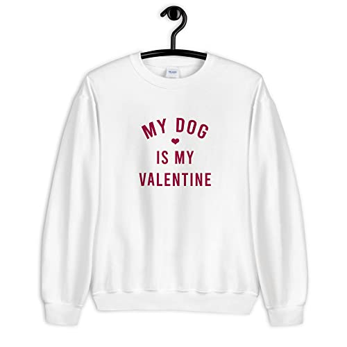 Winnie Rose Apparel My Dog Is My Valentine Unisex Sweatshirt - Main Image