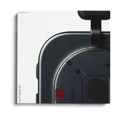 Image of Nothing Headphone (1) Hybrid Active Noise Cancelling Headphones, Wireless Over-Ear Headphones with 6 Mics, 80Hrs Playtime, Hi-Res Audio, KEF-Tuned, Spatial Sound, Comfort Fit & Fast Charging Black