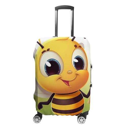 Bee Luggage Cover, Washable Elastic Suitcase Cover Protector Fit 18-32 Inch Luggage