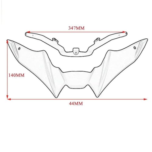 Spoiler aérodynamique MT-09 aspect carbone finition premium - 2