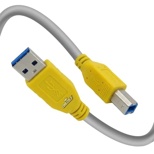 Image of COOLCOLD Printer Cable | USB 3.0 10M (32.8ft) - Extra Long USB A to B Cable for Printer, Scanner & External Hard Drive - 5Gbps High-Speed Data Transfer, Durable Shielded Compatible with HP, Canon
