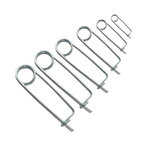 Lot de 8 épingles à nourrice en acier goupille de sécurité 4 x 63 mm - 7