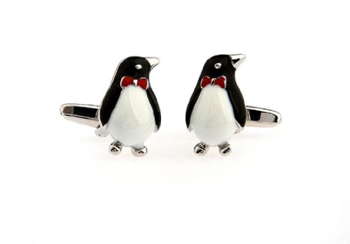 Juego de Mancuernillas Formal Penguin con Caja y Paño miniatura 3