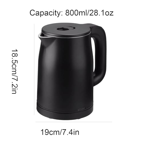 Hervidor eléctrico de acero inoxidable capa doble miniatura 2