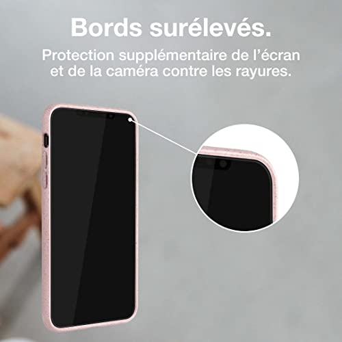 Coque iPhone 11 Pro Max rose végétale pour une protection écoresponsable - 4