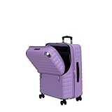 [アクタス] キャリーケース スーツケース ジッパー フロントオープン ハーフオープン フリーズ ストッパー付き 拡張機能付き 61(拡張時72) L 72L 4.3kg 74-30890 ラベンダー