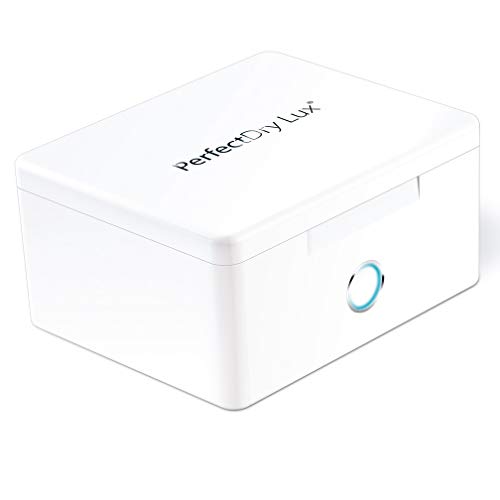 Perfectdry Lux | World's Fastest Hearing Aid Dryer, Dehumidifier Accessory | Uv-C Ultraviolet Light Box Kit | Removes Sweat & Moisture From Hearing Aids, Airpods, Wireless Earbuds, Ear Amplifiers #TOP1