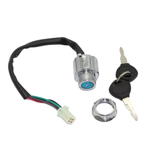 Moto Blocco Accensione Interruttore A Chiave Di Accensione A 4 Fili Per Moto Universale ATV Quad Dirt Bike Scooter Go Kart Blocchetto Accensione
