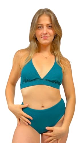 Bikini vert pétrole Haute Pression DA3026 pour vos vacances à la plage