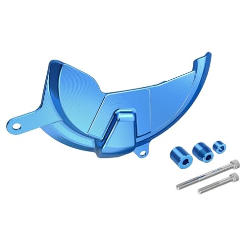 Schutzkoffer Motorradzubehör Transparenter Kupplungsdeckelschutz Motorschutz Für Yamaha XSR700 2018 2019 2020 2021 2022 2023(Blu)