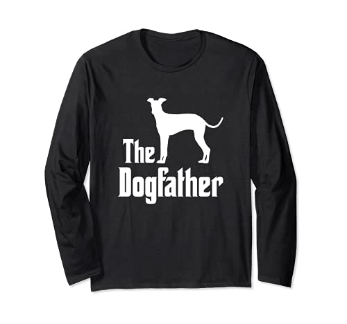 The Dogfather - funny dog gift, funny Italian Greyhound Long Sleeve T-Shirt, Black