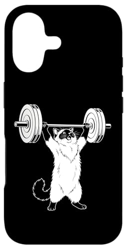 Ragdoll Cat Gym Fitness Lifting Squad �L�D������ �X�}�z�P�[�X iPhone 17 �p
