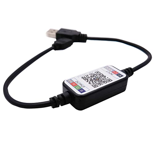 Image of Mini LED Strip Light RGB Controller Wireless Bluetooth Dimmer for Control USB 5V DC 12V 24V Music 5050 Colorful Tape (USB 5V)