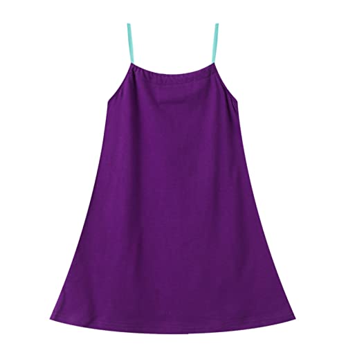 HILEELANG Girl Summer Beach Dress Halter Neck Sleeveless Casual Tank Outfit Sundress 1-12Y3