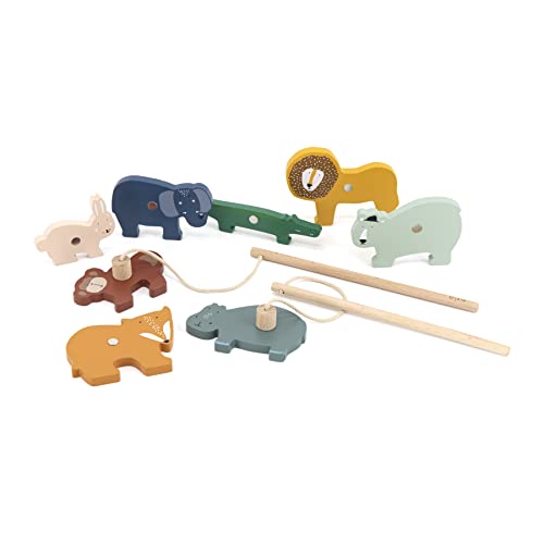 Jeu de pêche en bois magnétique Trixie, le cadeau d'anniversaire idéal 18 mois