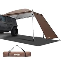 GOTIDY カーサイドタープ ワンタッチ　テント　カーキャンプ　車中泊 Amazon.co.jp: GOTIDY カーサイドタープ ワンタッチ 車 タープ 高さ